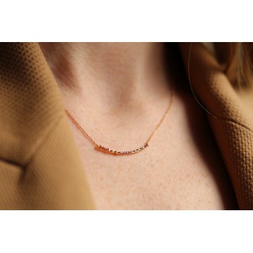 Minimal Tasarım Altın Kolye