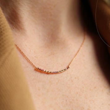 Minimal Tasarım Altın Kolye