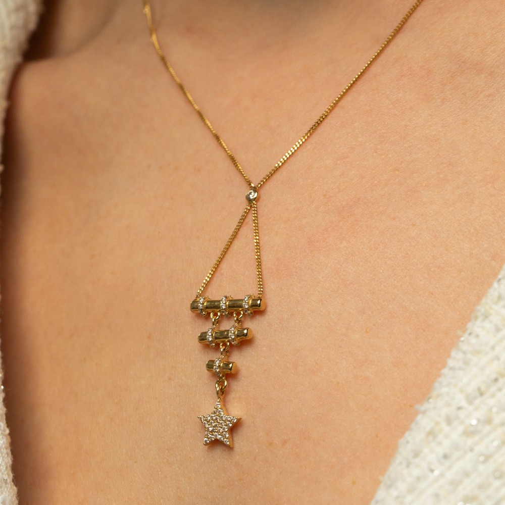 Design Yıldız Altın Kolye