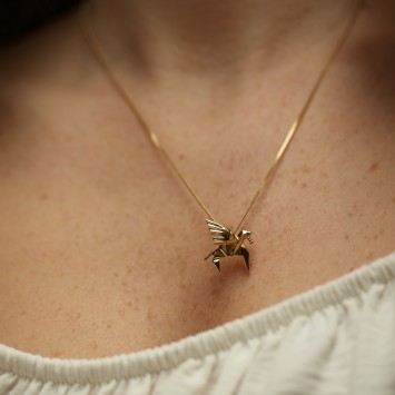 Pegasus Altın Kolye Minik