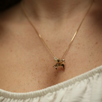 Pegasus Altın Kolye Minik