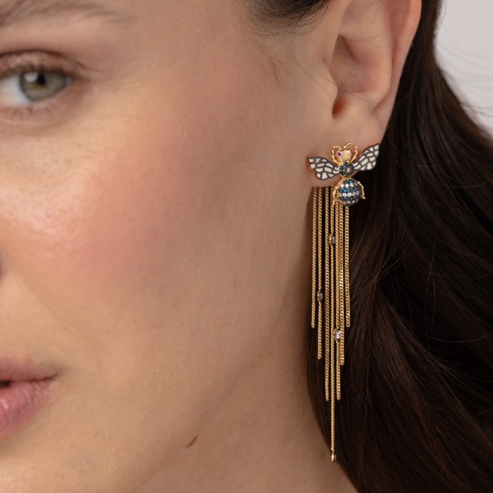 Melissae Altın Küpe