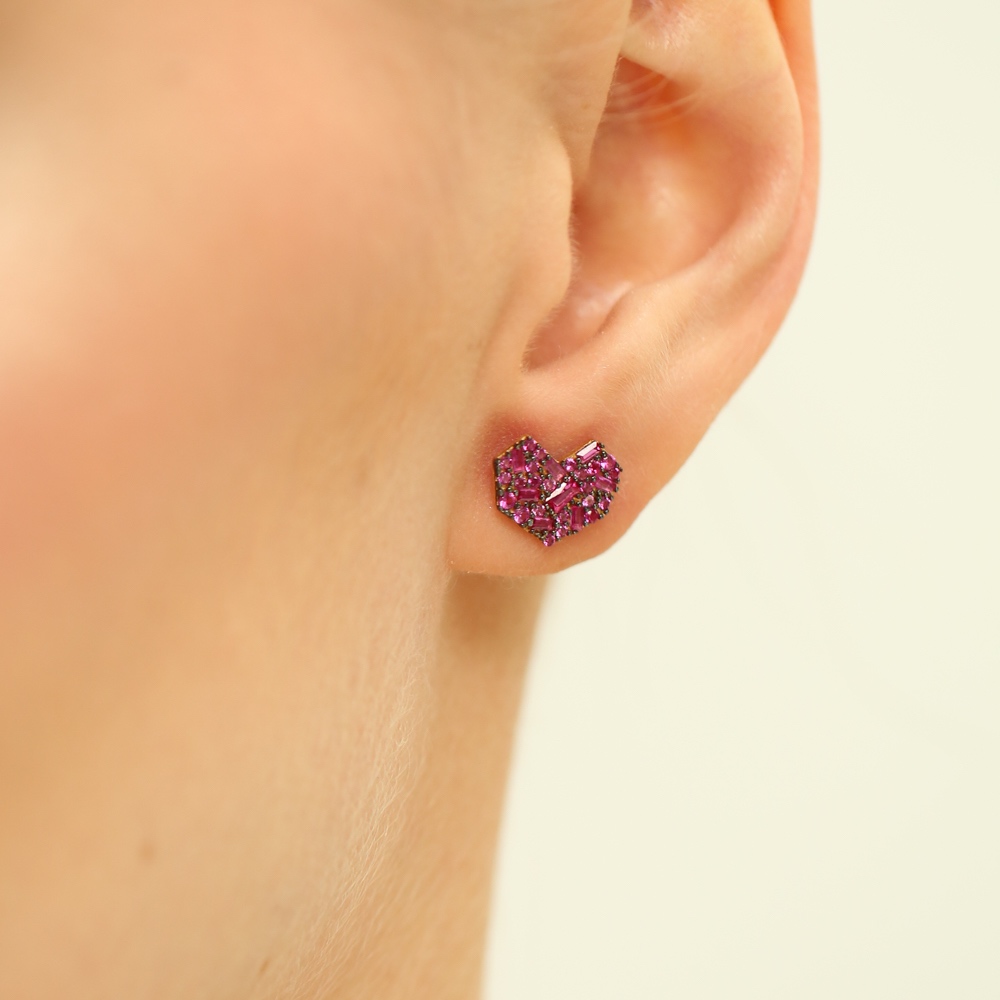 Micro Heart Earring